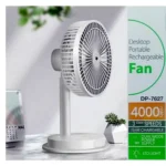 Dp 7627 (4000mAh Rechargeable Portable Usb Fan With Led Light) - Image 3