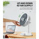Dp 7627 (4000mAh Rechargeable Portable Usb Fan With Led Light) - Image 5