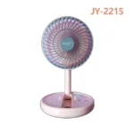 JySuper JY-2215 Professional Rechargeable Portable Mini Folding Table Fan 4000mAh Bettery.