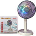 JY Super Professional RGB Rechargeable Portable Mini Table Fan | JY-2217