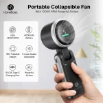 Turbo Frost Mini Portable Fan – Powerful Rechargeable USB Fan with 100 Speeds & Digital Display - Image 3