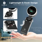 Turbo Frost Mini Portable Fan – Powerful Rechargeable USB Fan with 100 Speeds & Digital Display - Image 4