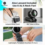 Turbo Frost Mini Portable Fan – Powerful Rechargeable USB Fan with 100 Speeds & Digital Display - Image 7